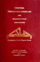 California Contractors License Law and Reference Book 1994 Edition B007V9QGPG Book Cover