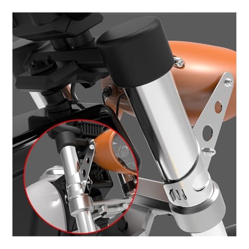 Soporte de barra de luz con anclaje de alta resistencia para moto 4