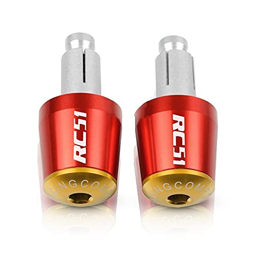 �o�C�N���i 7/8 "22mm���[�^�[�T�C�N���n���h���o�[�O���b�v�G���h�n���h���o�[�L���b�v�G���h�v���O �ɓK������z���_ RC51 / RVT1000 SP-1 SP-2 RC 51 RVT 1000 2000-2006(Red-gold)