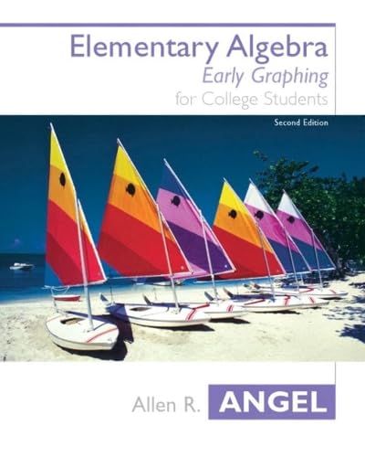 Elementary Algebra for College Students : Early Graphing
