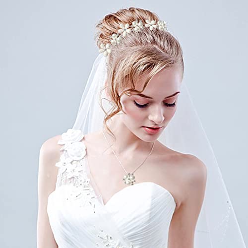 Haplove 10Pcs Pearl Rhinestone Button Brooches For Women Embellishment For Craft Alloy Crystal Flora Heart Pendant For Braid Hair Jewelry Diy Making Weeding Decoration #TOP6