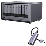 UGREEN NASync DXP8800 Plus 8-Bay NAS Server mit USB 2.5G LAN Adapter(Diskless)