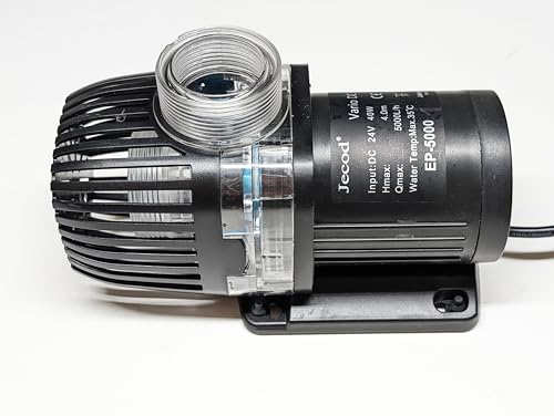 Image of Jebao Jecob EP5000 DC Aquarium Return Pump with LCD Controller, 1320GPH /5000LPH, 13 feet max lift, Speed Adjustable, Aquariums, Ponds, Fountains, Sump, Hydroponics, Ultra Quiet