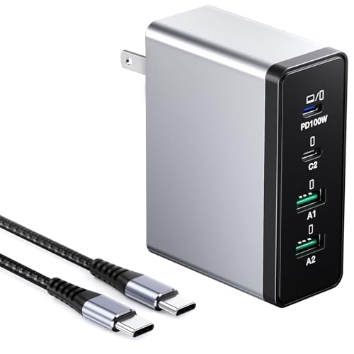 Amazon | 総出力140W USB C充電器 タイプC GaN 急速充電器 4ポート搭載