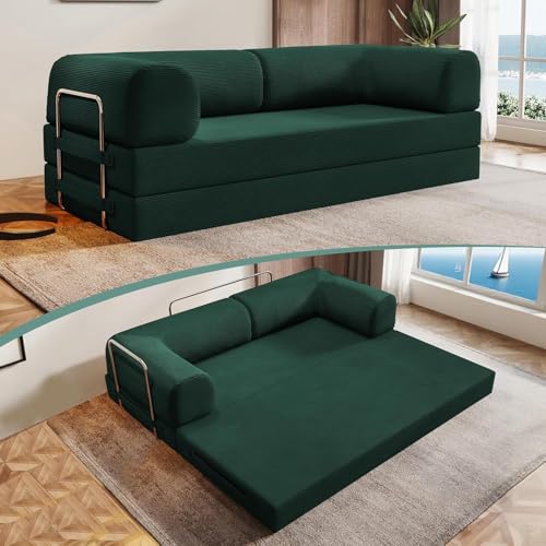 Image of Modular Sectional Sofa Couches L-Shape Couch 3 Seat Modular Sofa Memory Foam Sectional Couches for Living Room (Matte Black, 79 inch+SofaBed)