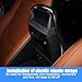 Mandark Bling Car Center Console Cover, Crystal Rhinestone Fluffy Automotive Armrest Seat Box Cushion Pad, Soft Comfortable Diamond Arm Rest Protection Mat, Universal Vehicle Accessories (Black)