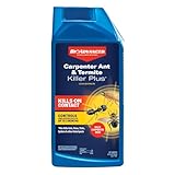 BioAdvanced Carpenter Ant & Termite Killer Plus Concentrate - Kills 75+ Listed Insects - Outdoor Insect Control - Up to 3 Months Protection - Covers Up to 21,000 Square Feet - 40 oz Bottle