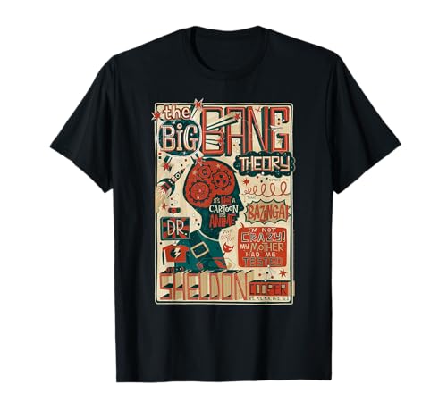 The Big Bang Theory Infographic Poster Camiseta