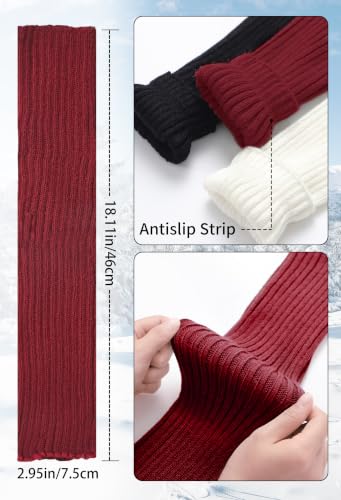 Image of Passionbility Leg Warmers for Women 80s, Ribbed Knit Long Socks Leg Warmer