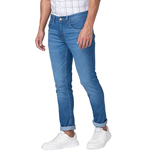 Image of Spykar Men's Mid Rise Slim Jeans