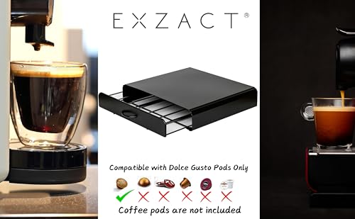 EXZACT Coffee Capsule Drawer for Dolce Gusto Pods, Holds Up to 36 Capsules, Not Created by Dolce Gusto - Image 4