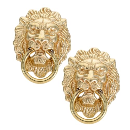 Veemoon 2 Piezas Tiradores de Puerta de Forma de de Perillas Decorativas Vintage para Armarios y Diseño Elegante Manijas Resistentes y Sofisticadas para Hogar y Oficina