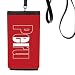 Peru Country Flag Name Phone Wallet Purse Hanging Mobile Pouch Black Pocket