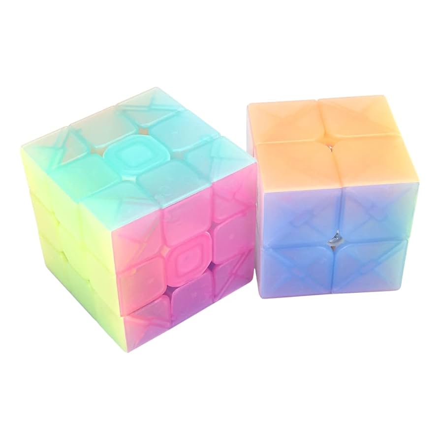 Amazon | 正方形パズル 立体キューブ 2個入り スムーズな回転