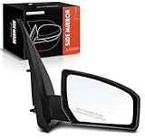 A-Premium Passenger Side Power Door Mirror - Compatible with Nissan Sentra 2007 2008 2009 2010 2011 2012 - Non-Heated Non-Folding Black Outside Rear View Mirror - Replace# NI1321167, 96301ET01E