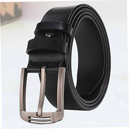 1Pc Adjustable Leather Belt for Men Casual with Square Pin Buckle for Business and Everyday Wear2