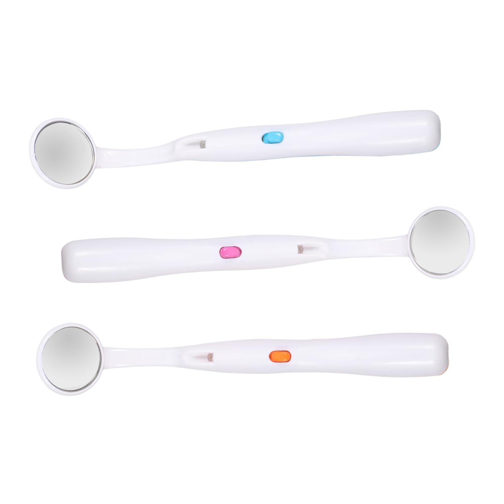 Mobestech 9pezzi Specchietti Dentali Led Antiappannamento Per Ispezione Orale Per Cura Con Luce Ergonomico Colori