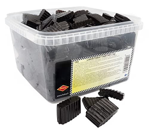 Boîte de réglisse Halva Lakritsimattopala bonbons en vrac de 2 kg pour fêtes