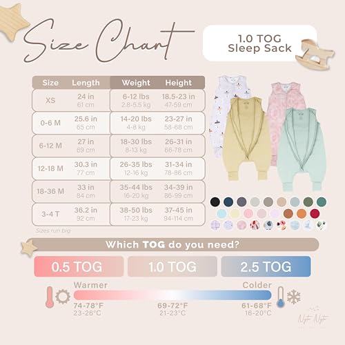 Image of Sleeveless Soft Baby & Toddler Sleeping Sack, Breathable with Adjustable Feet Cuffs & Anti-Slip Grip