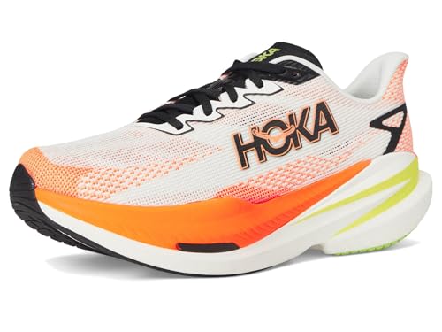 Hoka Men's Mach X 3 White/Neon Tangerine 8.5 Medium by HOKA - Used condition - Image 7