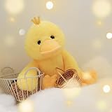 Apricot Lamb – Kuscheltier Samt Ente 23 cm – Plüsch Spielzeug Plüschtier für Kinder und Baby – Flauschiger Stofftier zum Spielen, Geschenk & Kuscheln – Gemütliches Schmusetier – Ente
