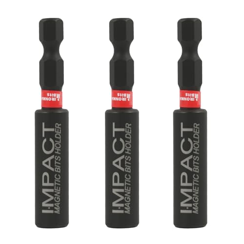 Porta Brocas Magnético de Impacto para Taladro - Soporte Universal de 1/4 Pulgadas, Extensor Hexagonal de 60 mm,para Trabajos Pesados y de Precisión, Compatible con Todas las Marcas Comunes