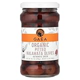 Gaea Organic Pitted Kalamata Olives - 8 Count of 6 Oz Jars