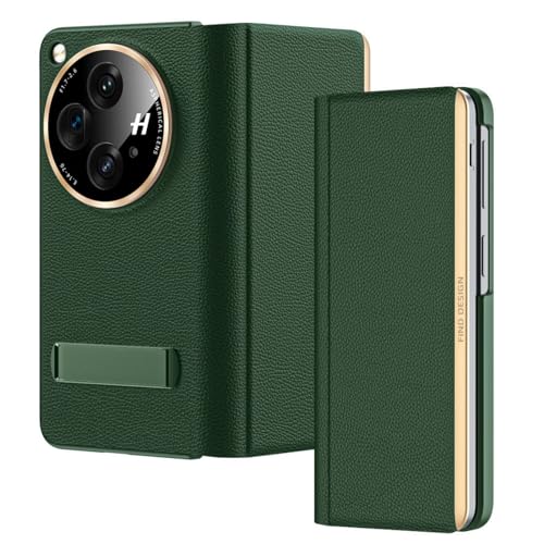 Coque OnePlus Open magnétique rabat cuir compatible étui Oppo Find N3