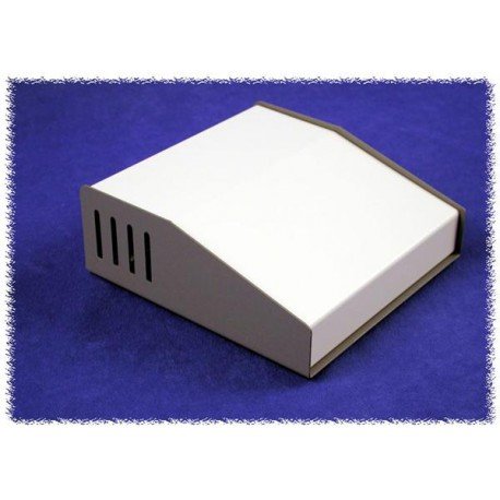 515-0920, Light Gray Steel/Aluminum Sloped Console Enclosure