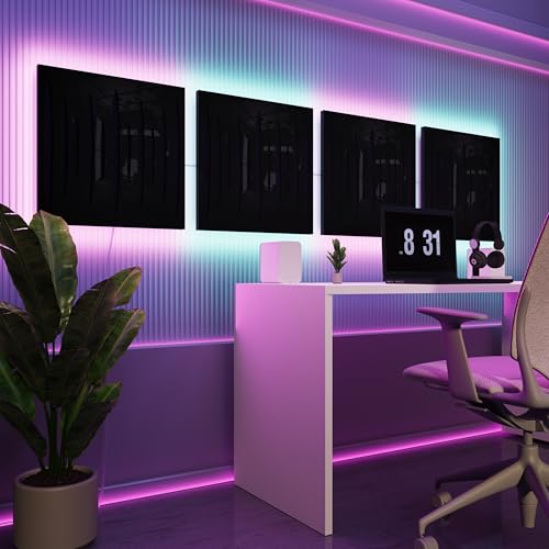 LED �z���E�H�[���p�l�� (RGB�O���[�t��) | �G�R�[�ጸ�p�o�b�N���C�g�����p�l�� | �������ȉ������� | �^�C�v: [4x PULSAR ? �Ԋu�ݒu - ���ڌ^ | �u���b�N�O���X�v���X�`�b�N]