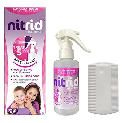 Nitrid All-In-One Head Lice Treatment Spray Cover