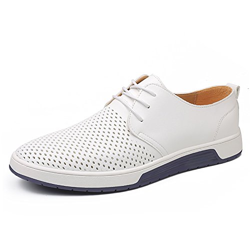 Image of ZZHAP Men's Casual Oxford Shoes Breathable Flat Fashion Sneakers