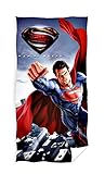 Superman Badetuch, Baumwolle, Mehrfarbig, 70 x 140 cm