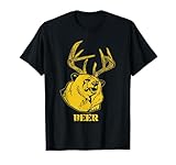 Funny Bear Plus Deer Equals Beer Deer Hunting USA Hunter T-Shirt