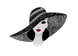 Eillwin Lovely Big Hot Beautiful Lady Hat Women Brooch Pin Accessory