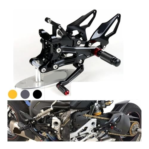 Repose-pieds arrière réglables Panigale V4 éliminez la glisse