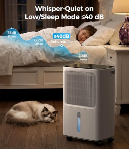 36 Pint Dehumidifier for Basement with Drain Hose, Up to 2,800 Sq. Ft - Image 3
