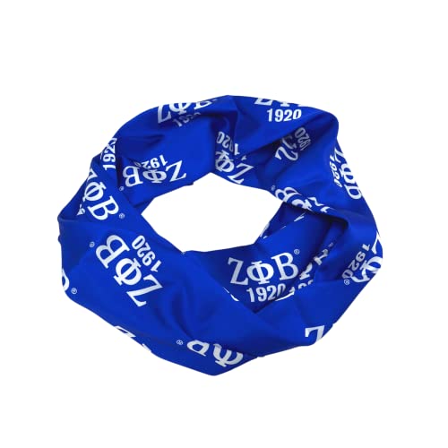 Sorority Paraphernalia Scarf - Lightweight and Comfortable Silk Scarves - 13 in x 56 in Neck Scarf - Sorority Gift Black