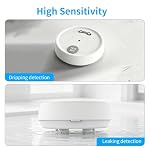 1 Pack Water Leak Detector, 100dB Loud Alarm, Dual Probe Sensor, IP66 - Image 2