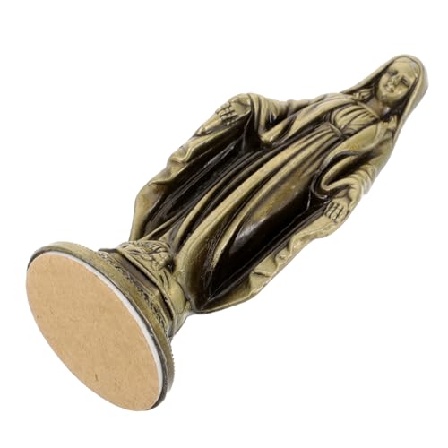 SHINEOFI Figura della Vergine Maria in Lega di Zinco, Statua da Tavolo per Decorazione Domestica e Chiesa, Ornamento Religioso Cattolico Compatto