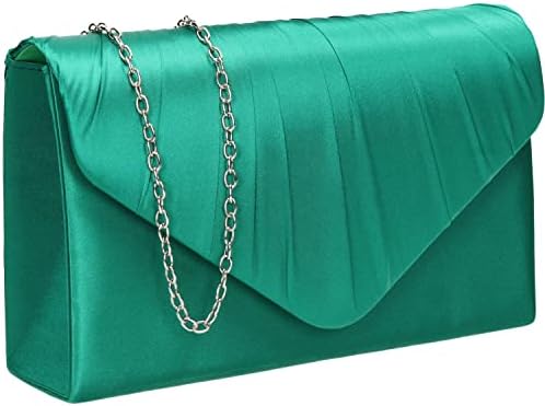 SWANKYSWANS Chantel Womens Satin Party Prom Wedding Evening Clutch Bag Purse