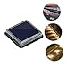AUTSUPPL 1pc Solar Outdoor Step Lights Solar Power Light for Garden Stair and Pathway Easy Installation Durable Design for Decks and Patios Lighting Tool