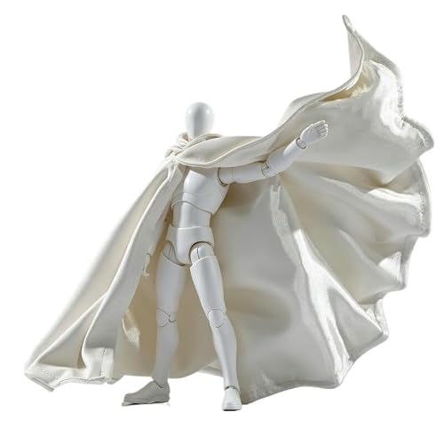 BOSWON E4-01 1/12 Scale Custom White Wired Cape (No Figure)