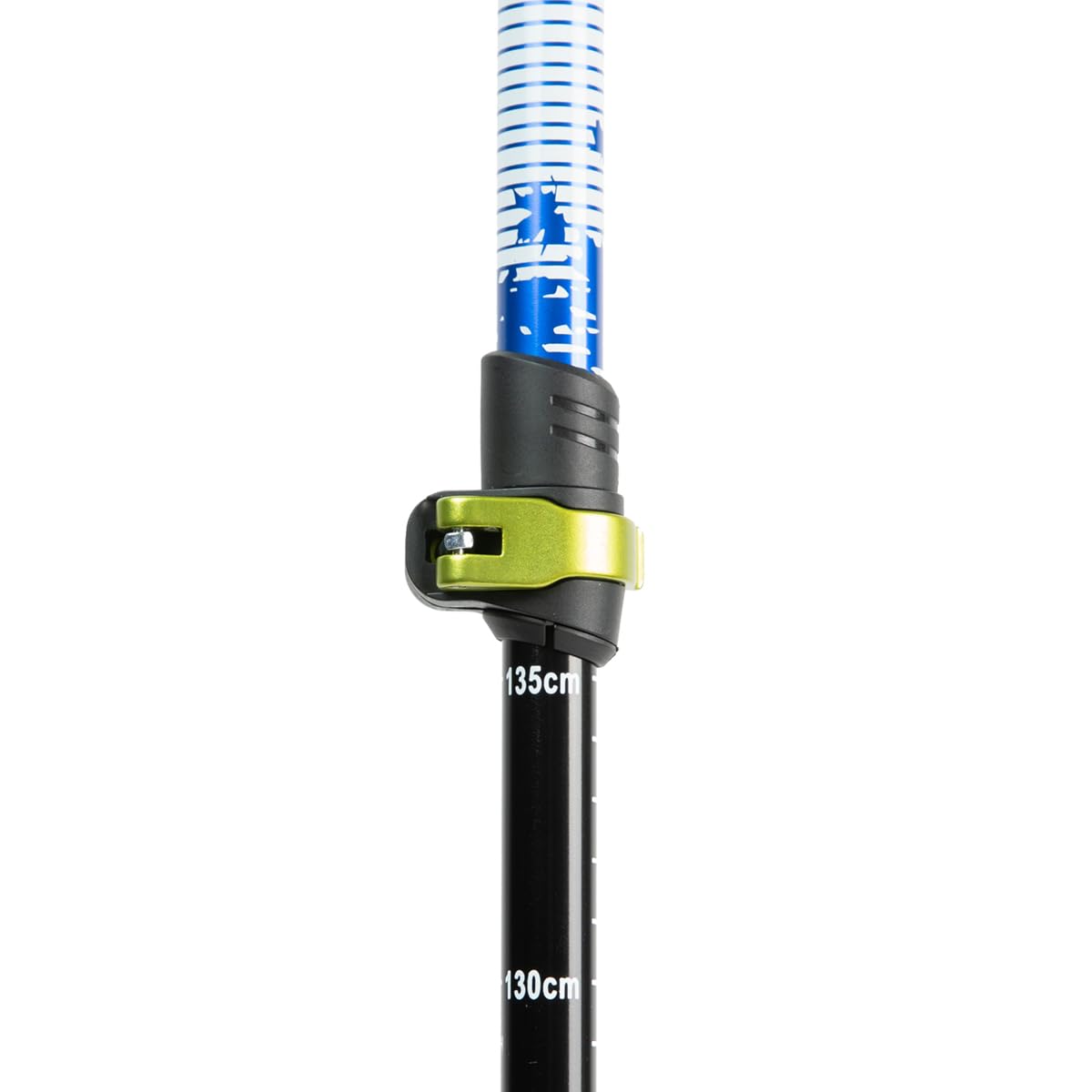 Izas Val Bastón de Trekking Telescópico con Flicklock Doble. Ajustable y Resistente para Senderismo. Empuñadura Ergonómica y Dragonera Acolchada. Aleación de Aluminio Ligero. Incluye Accesorios