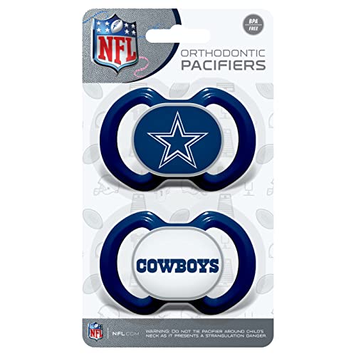 Babyfanatic Pacifier 2-Pack - Nfl Dallas Cowboys - Officially Licensed League Gear #TOP1