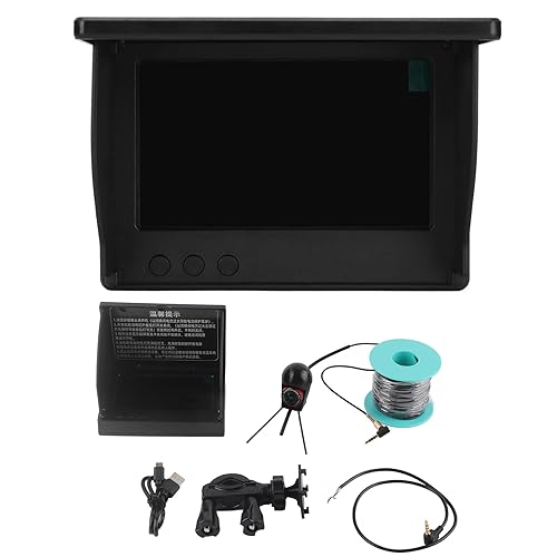 Kit de câmera de pesca subaquática com monitor LCD de 4,3 polegadas IP67 profundo à prova d'água pa