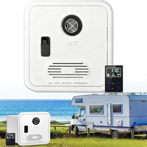 Calentador Agua Sin Tanque Para Rv, Calentador Agua Instantáneo A Gas Propano A Pedido Con Control Remoto, Tamaño Apertura 13 X 13 Pulgadas, Cc 12 V, Disponible A 2900 M Altitud, 55 000 Btu White