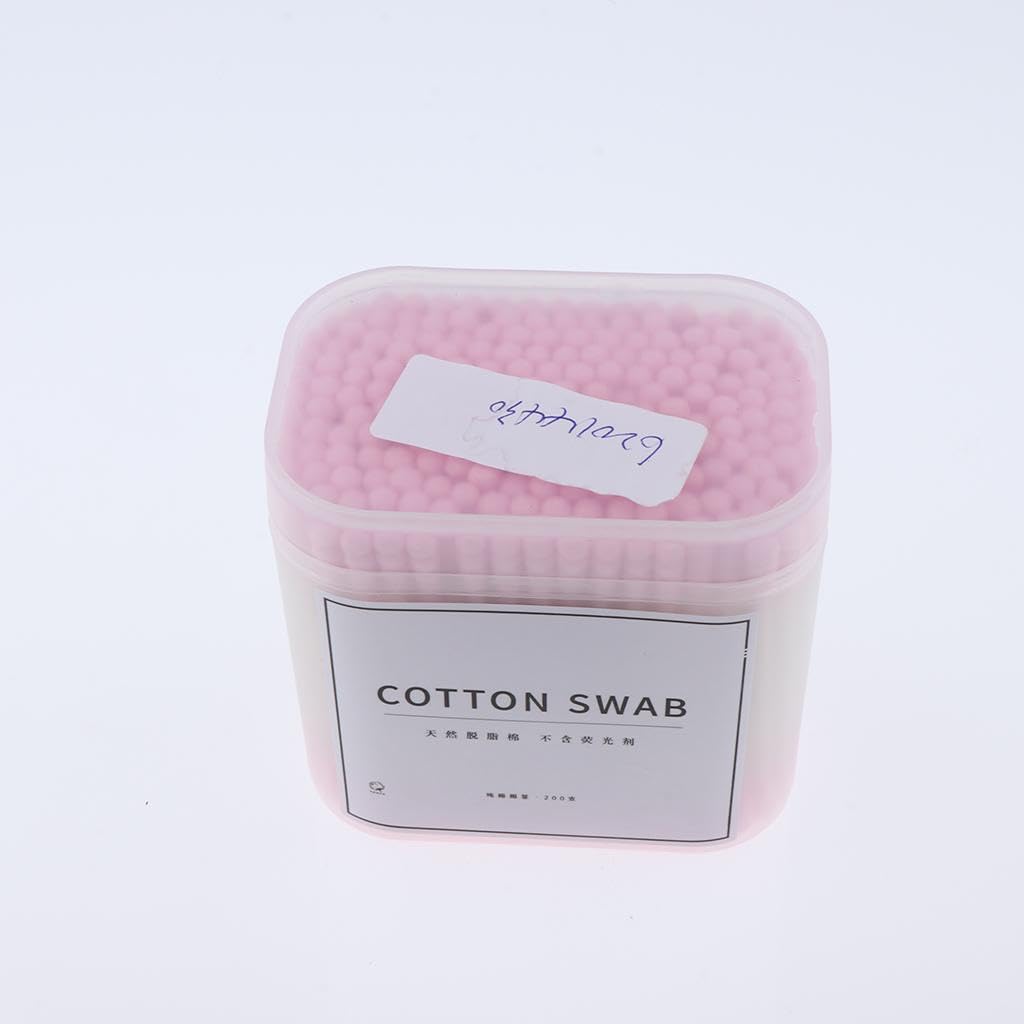 CALANDIS™ 200x Dual Head Cotton Buds Swab Tip Sticks Wooden Makeup Applicator Pink | Eyelash Tools | Makeup Tools & Accessories | Makeup-image-29