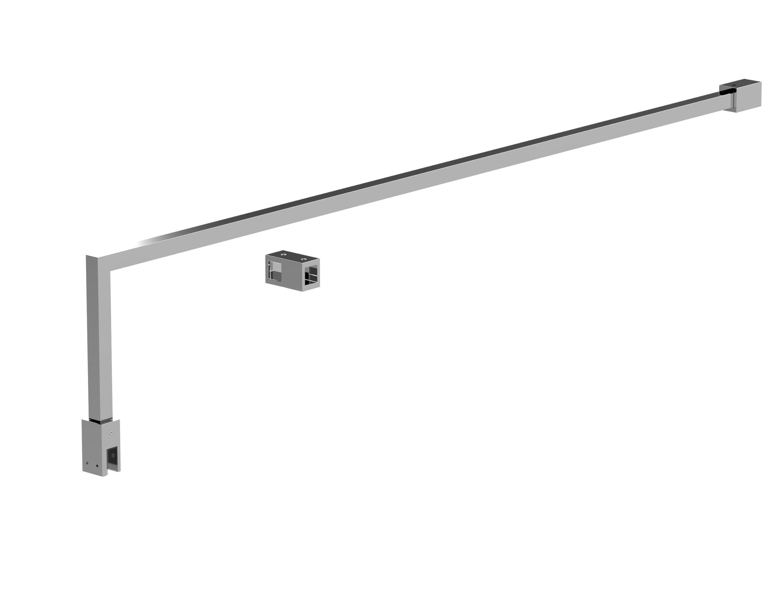 Balterley Wetroom Accessories Screen Support Bar KitChrome from B&Q