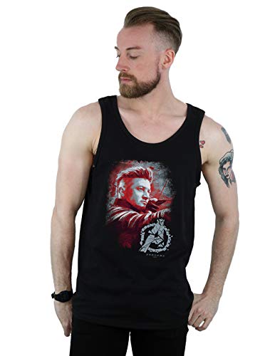 Marvel Men's Avengers Endgame Hawkeye Brushed Vest Black XX-Large